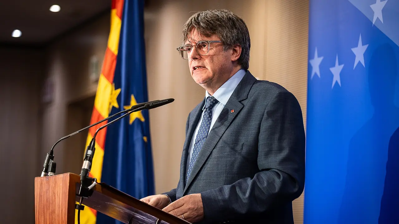El expresidente de la Generalitat y eurodiputado de Junts, Carles Puigdemont. EP