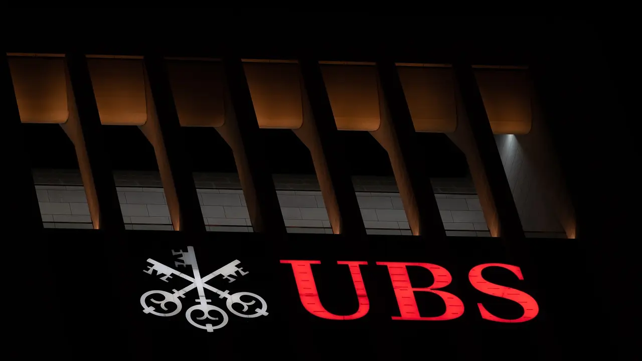 Vista del logo de UBS. EP