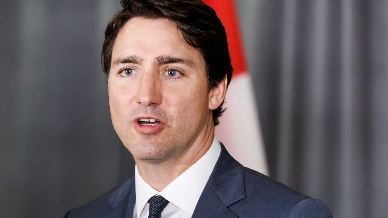 Fotograf&iacute;a de archivo en la que se registr&oacute; al primer ministro de Canad&aacute;, Justin Trudeau. EFE/Justin Lane
