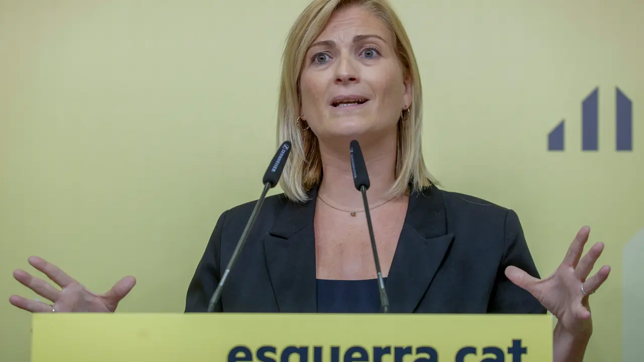 La portavoz de ERC, Raquel Sans. / EP