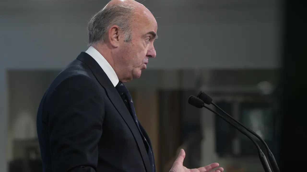 El vicepresidente del Banco Central Europeo, Luis de Guindos. / Unanue
