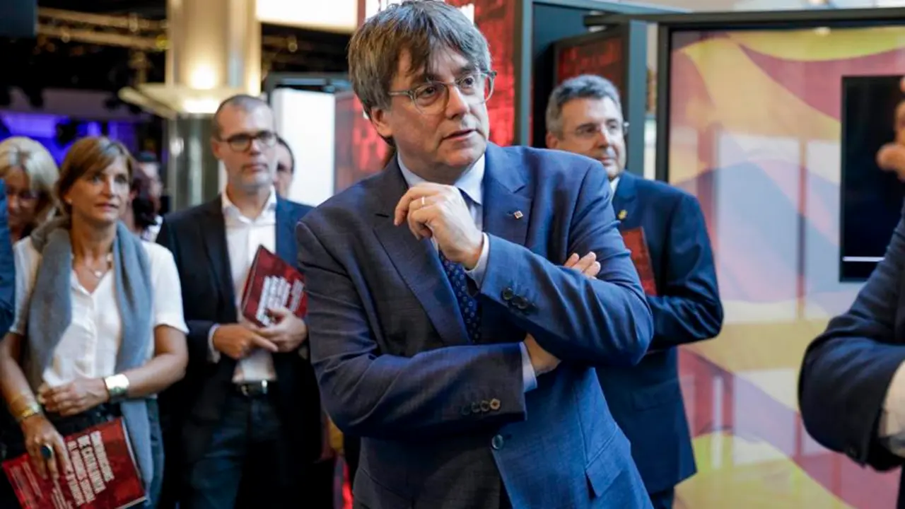 El expresidente de la Generalitat, Carles Puigdemont, en Bruselas. EFE/ Pablo Garrig&oacute;s