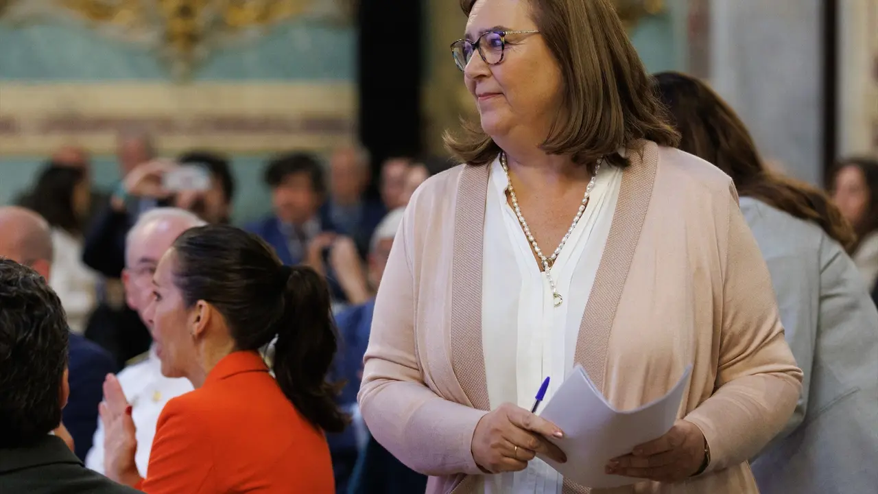 La presidenta de la Asociaci&oacute;n de V&iacute;ctimas del Terrorismo, Maite Araluce. EP / Eduardo Parra