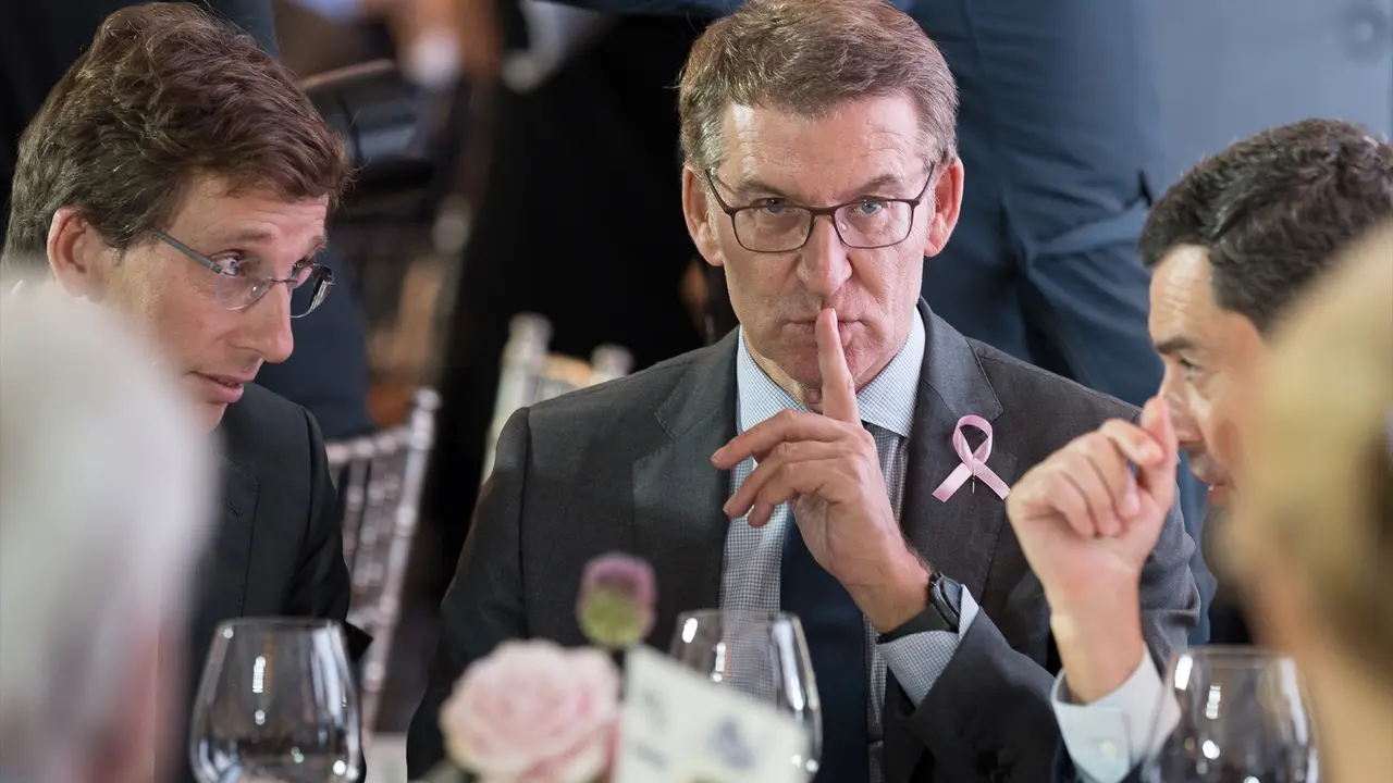El presidente del PP, Alberto N&uacute;&ntilde;ez Feij&oacute;o. EP / Diego Radam&eacute;s