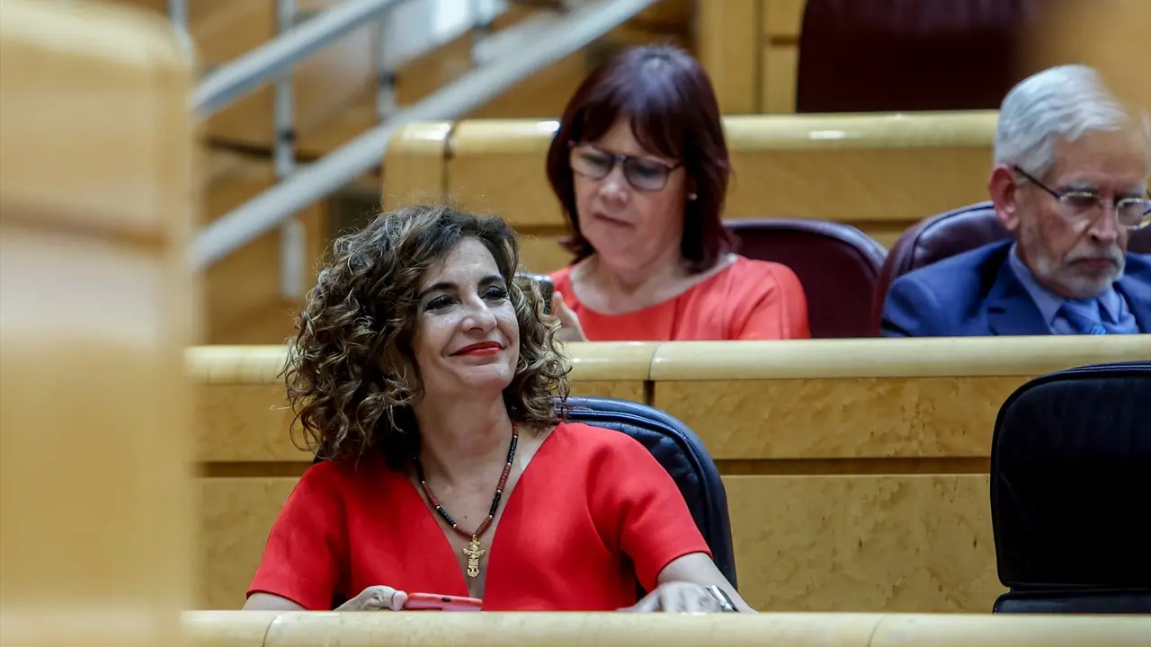 La ministra de Hacienda y Funci&oacute;n P&uacute;blica, Mar&iacute;a Jes&uacute;s Montero. EP / Ricardo Rubio