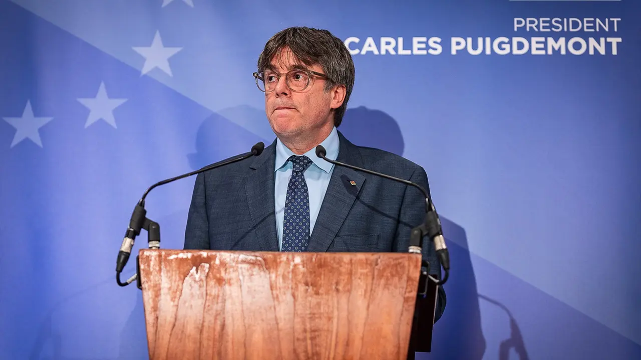 El expresidente de la Generalitat y eurodiputado de Junts, Carles Puigdemont. EP / Archivo