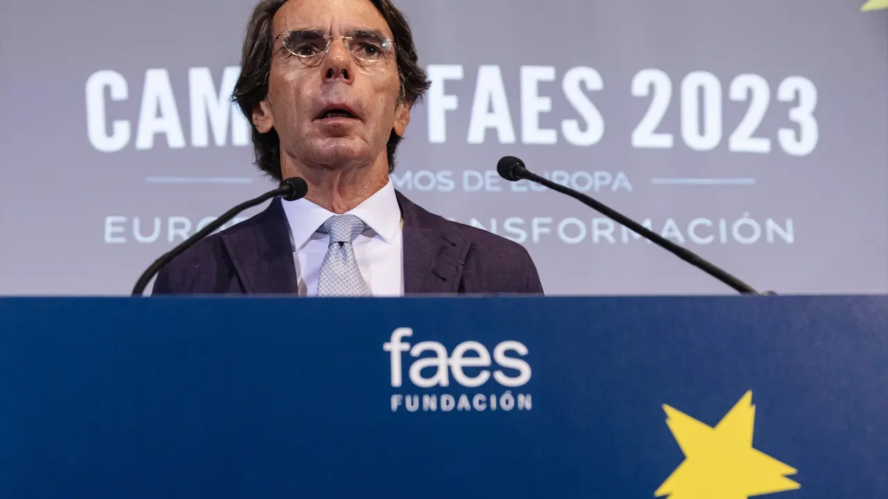 El expresidente del Gobierno de Espa&ntilde;a Jos&eacute; Mar&iacute;a Aznar. EP / Carlos Luj&aacute;n / Archivo