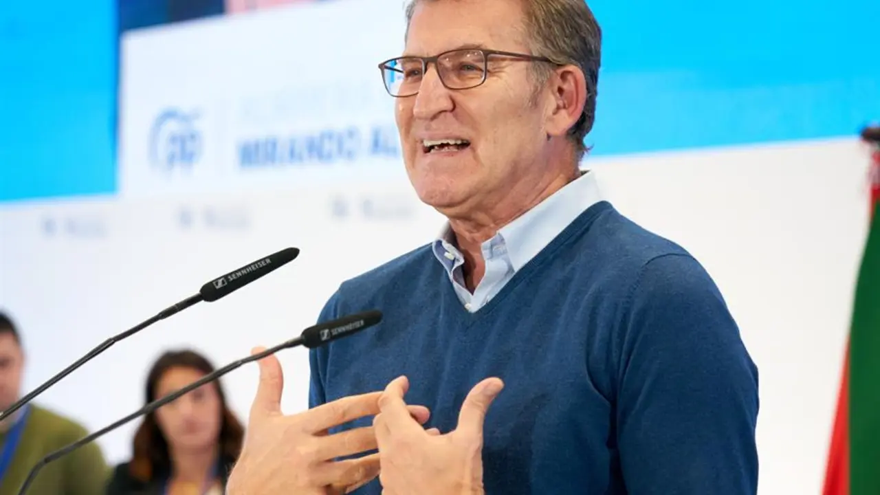 El presidente del PP, Alberto N&uacute;&ntilde;ez Feij&oacute;o. EFE / L. Rico