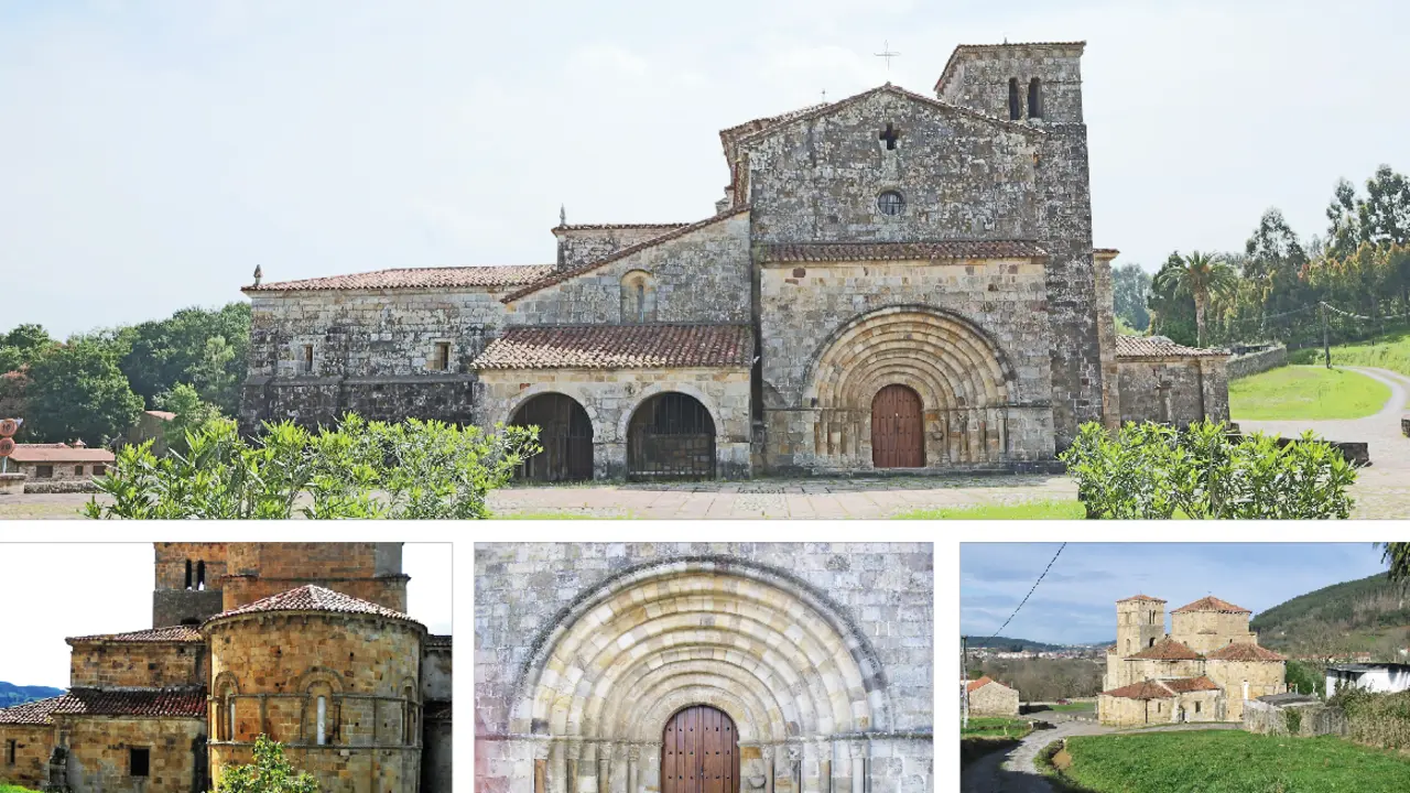 La Colegiata de Santa Cruz de Casta&ntilde;eda es uno de los principales ejemplos del arte rom&aacute;nico en la regi&oacute;n. / alerta