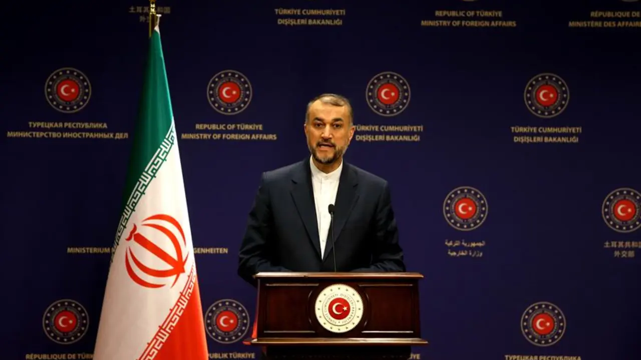 El ministro iran&iacute; de Exteriores, Hosein Amir Abdolahian. EFE / NECATI SAVAS