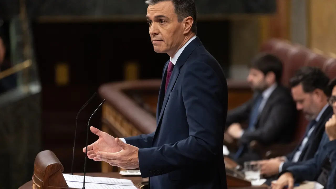El presidente del Gobierno en funciones y candidato a la reelecci&oacute;n, Pedro S&aacute;nchez. EP / Eduardo Parra