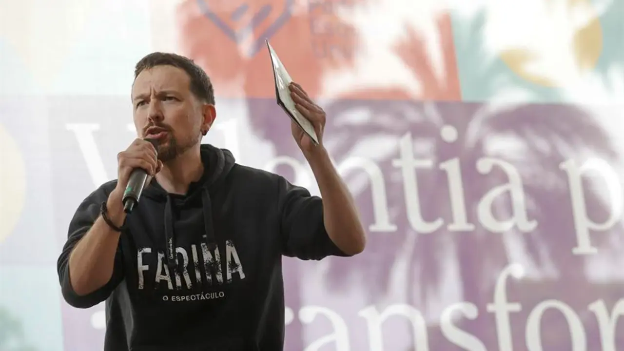 El exl&iacute;der de Podemos, Pablo Iglesias, en una imagen de archivo. EFE/ Kai Forsterling