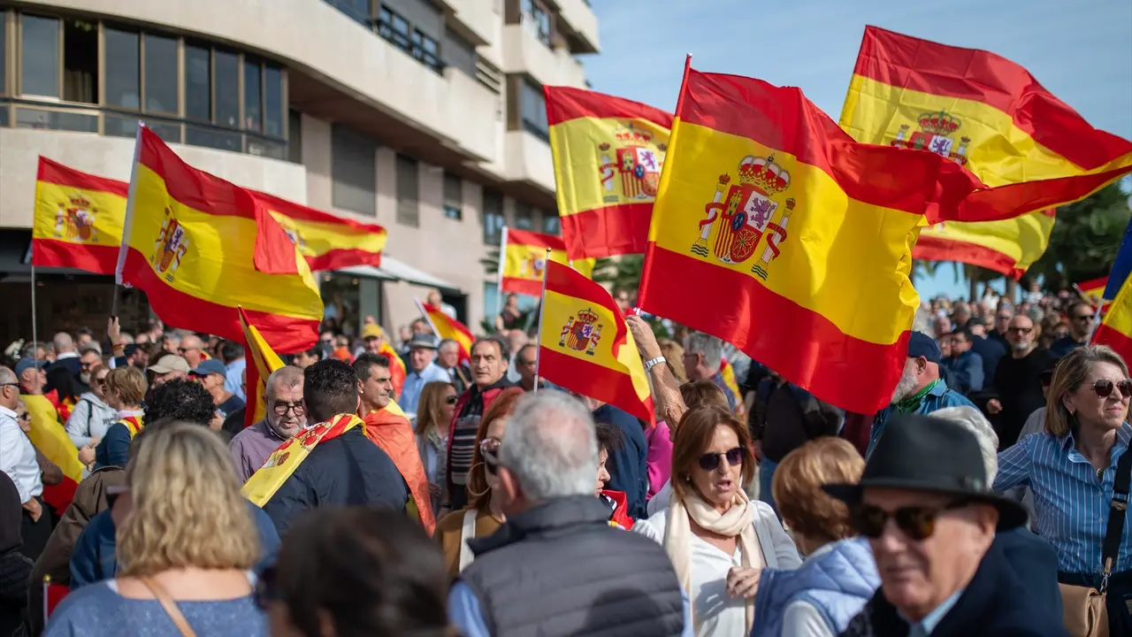 Cientos de miles de personas se manifestaron hace una semana contra la amnist&iacute;a. EP /  Laia Solanellas