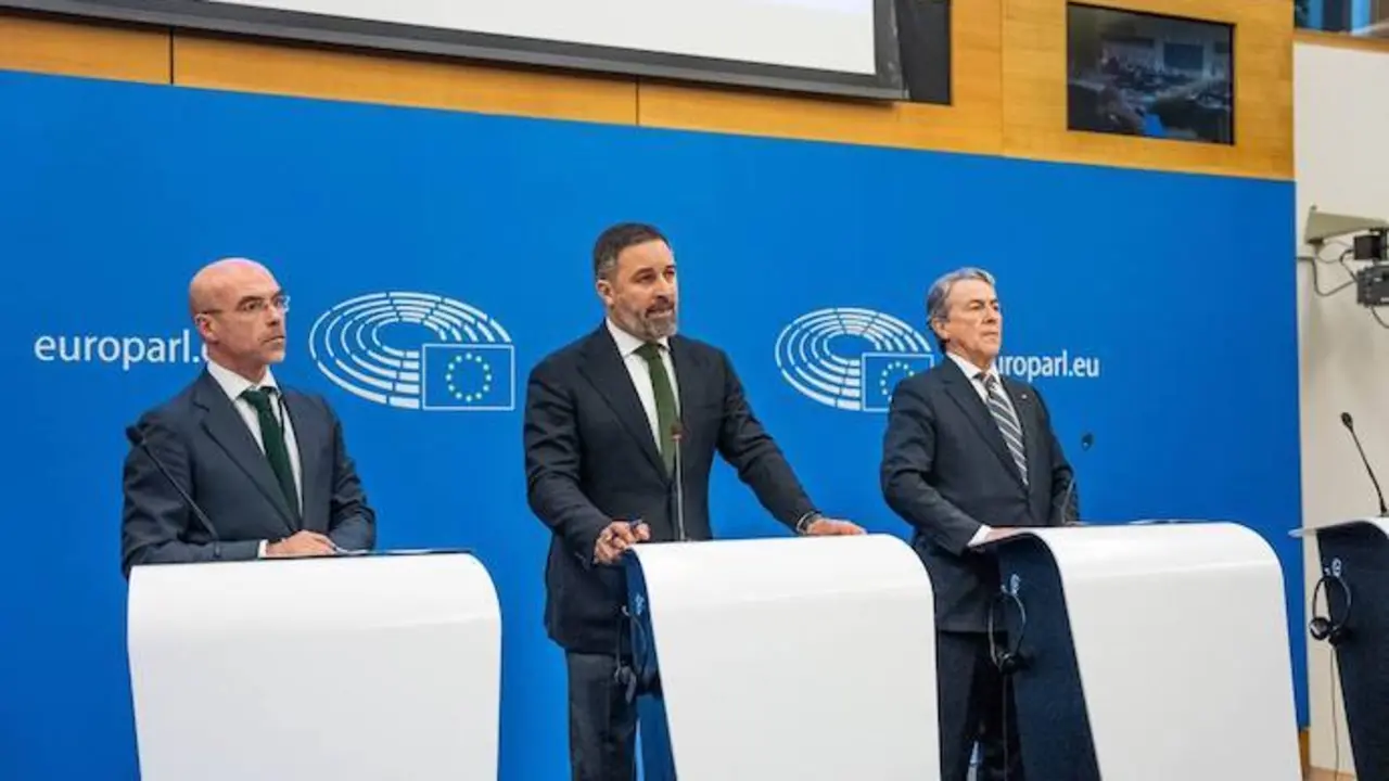 En Estrasburgo denunciando el golpe de S&aacute;nchez contra el estado de derecho y la igualdad de los espa&ntilde;oles.