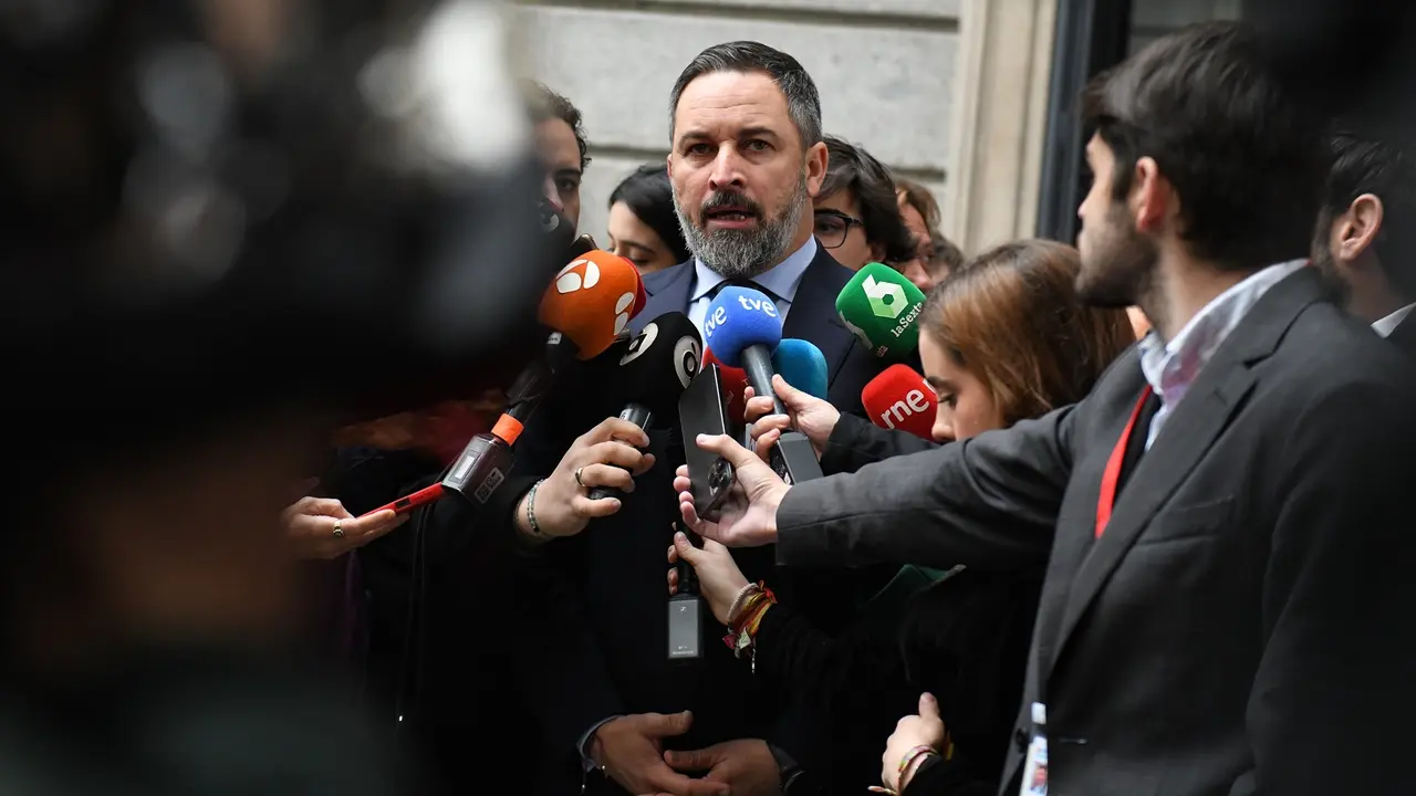 El l&iacute;der de VOX, Santiago Abascal. EP / Fernando S&aacute;nchez