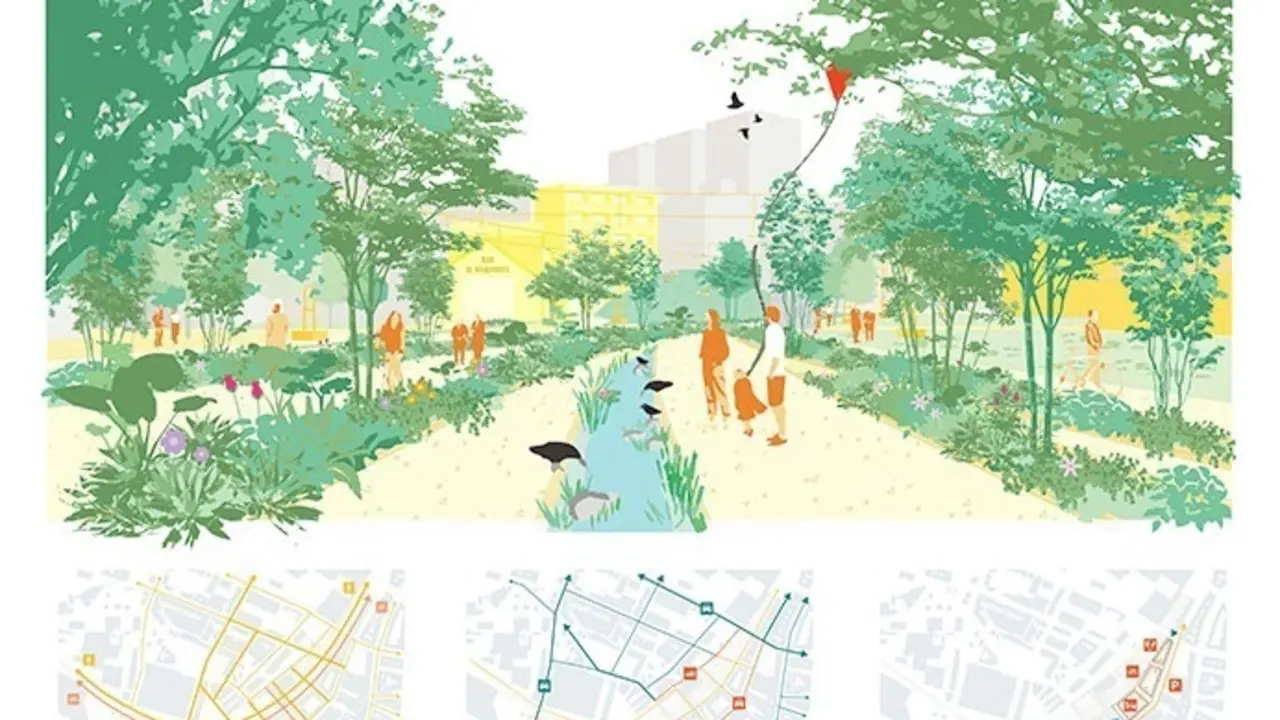 Ilustraci&oacute;n del proyecto 'Cicatrice', ganador del Europan 17. / Alerta