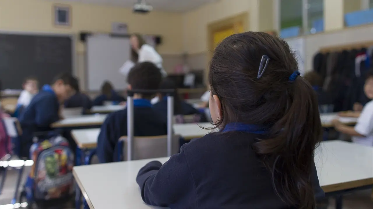 Ni&ntilde;os en un aula. / Alerta