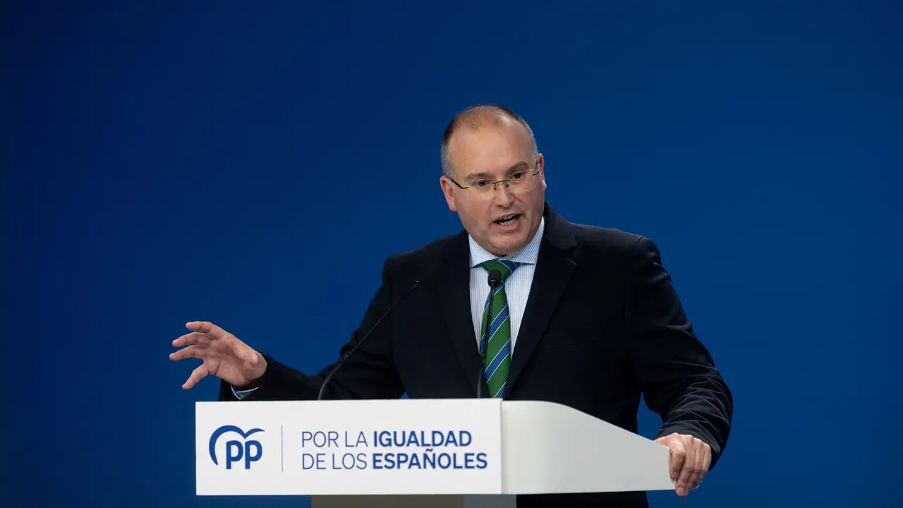 El portavoz del Grupo Parlamentario Popular en el Congreso, Miguel Tellado. EP / Eduardo Parra