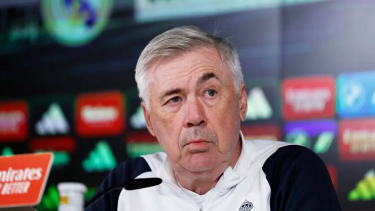 El t&eacute;cnico italiano Carlo Ancelotti. / aee