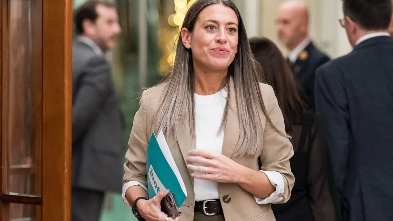 La diputada y portavoz de Junts en el Congreso, Miriam Nogueras. EP / Diego Radam&eacute;s