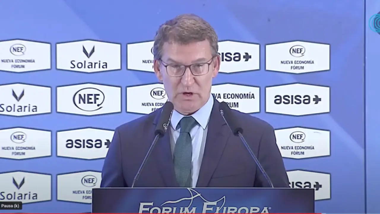 Feij&oacute;o interviene en el desayuno informativo organizado por Nueva Econom&iacute;a F&oacute;rum