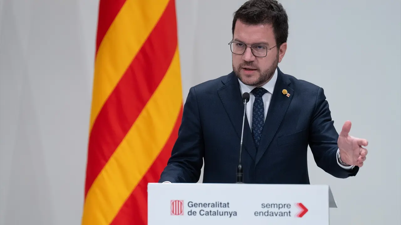 El presidente de la Generalitat de Catalunya, Pere Aragon&egrave;s. EP / David Zorrakino