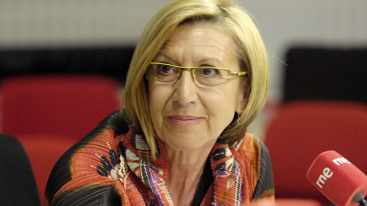 Rosa Diez durante una entrevista. EP / Archivo