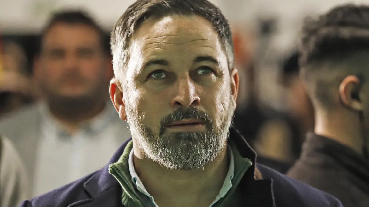 El l&iacute;der de Vox, Santiago Abascal. / ADRI&Aacute;N LUGO