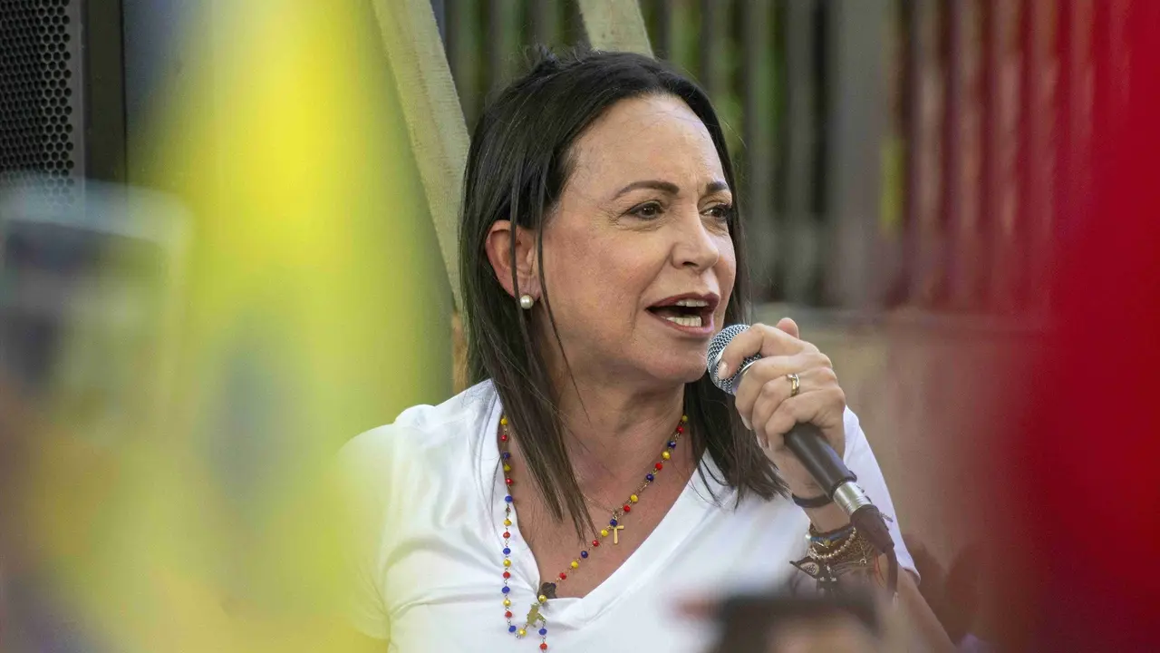 La pol&iacute;tica venezolana, Mar&iacute;a Corina Machado. EP / Jimmy Villalta