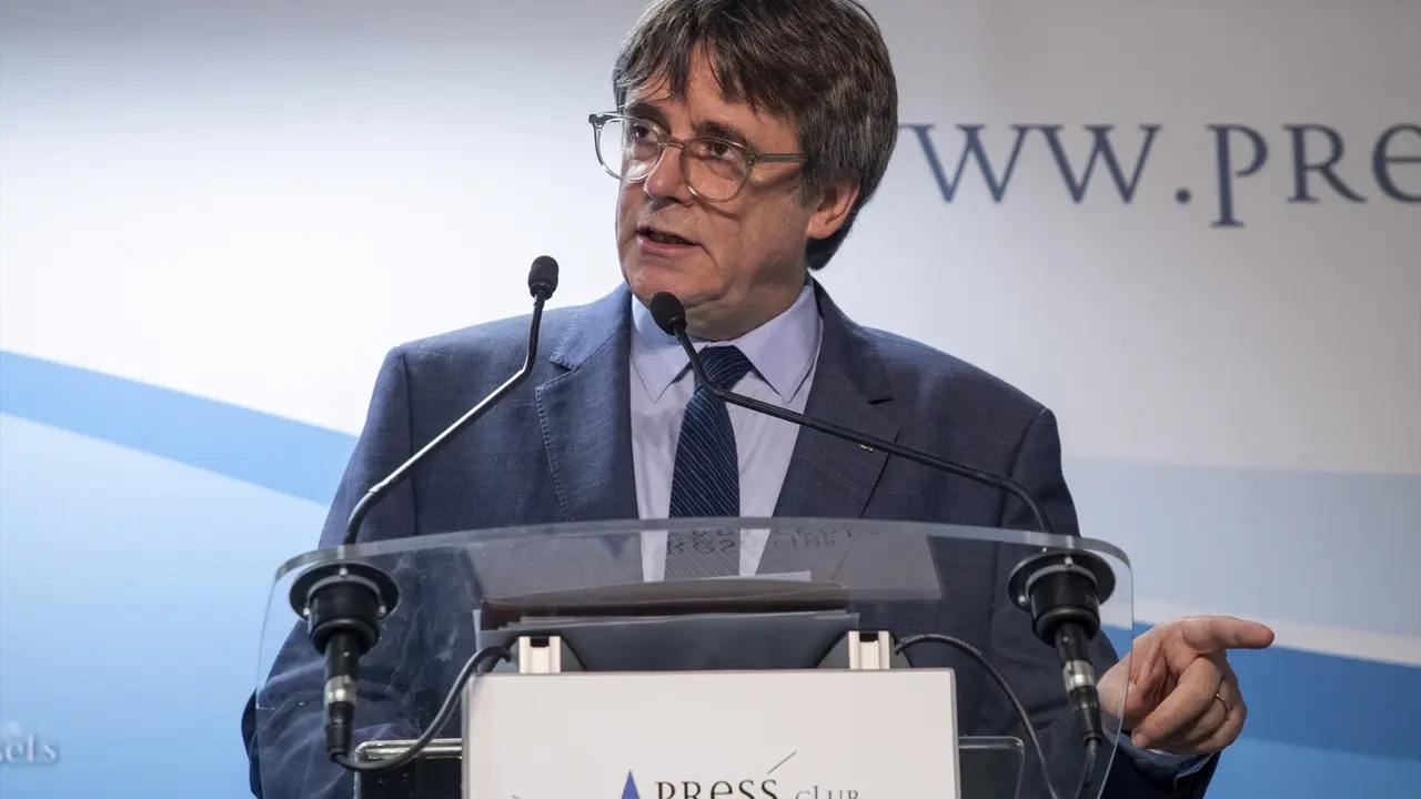 El expresidente de la Generalitat y eurodiputado de Junts, Carles Puigdemont. EP