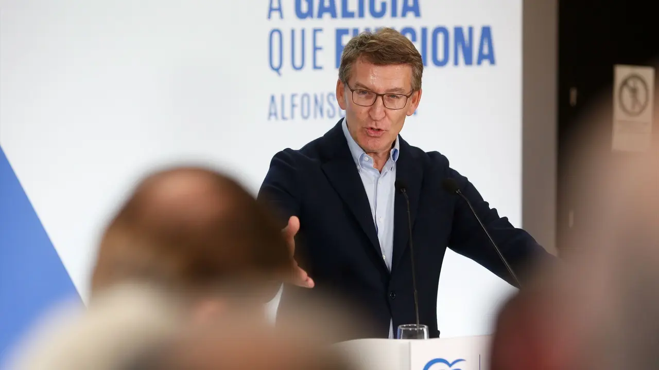 El presidente del Partido Popular, Alberto N&uacute;&ntilde;ez Feij&oacute;o. EP / Carlos Castro
