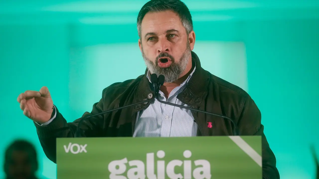 El l&iacute;der de Vox, Santiago Abascal. EP / Carlos Castro