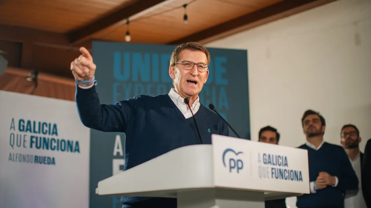El presidente del PP, Alberto N&uacute;&ntilde;ez Feij&oacute;o. EP