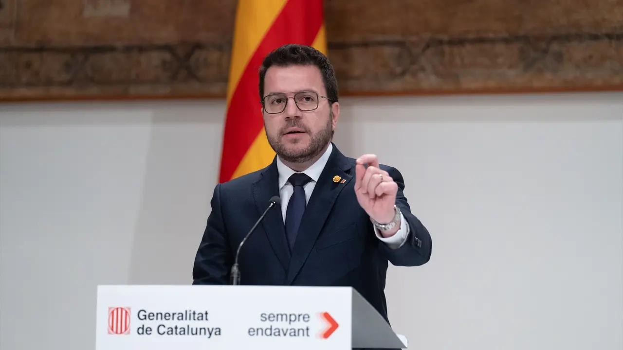 El presidente de la Generalitat, Pere Aragon&egrave;s. EP / David Zorrakino