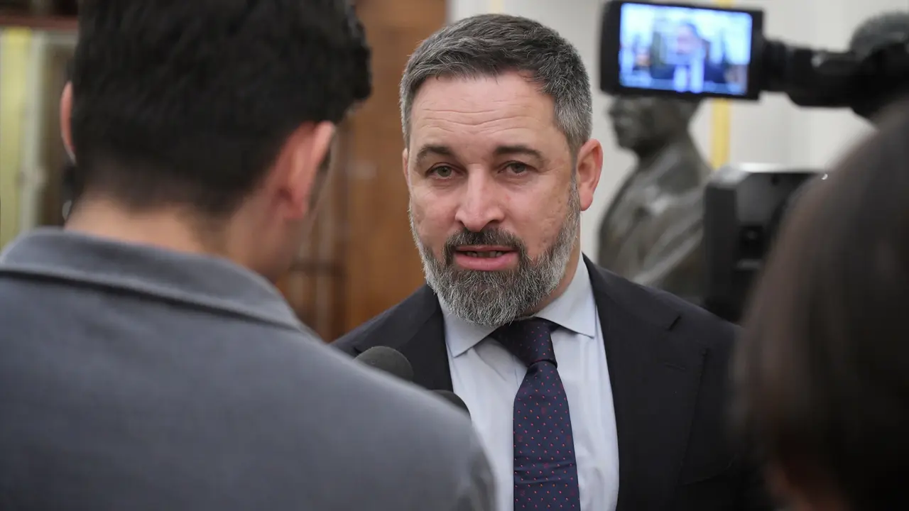 El presidente de Vox, Santiago Abascal. EP / Fernando S&aacute;nchez