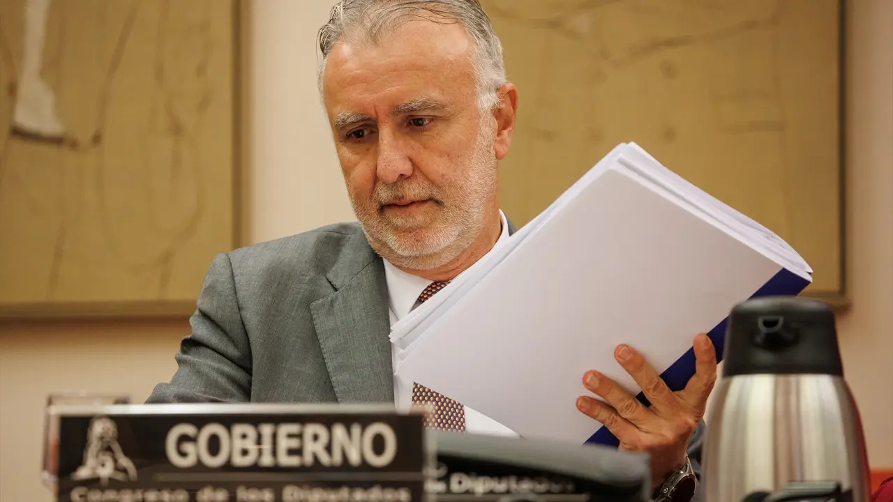 El ministro de Pol&iacute;tica Territorial y Memoria Democr&aacute;tica, &Aacute;ngel V&iacute;ctor Torres. EP / Alejandro Mart&iacute;nez V&eacute;lez