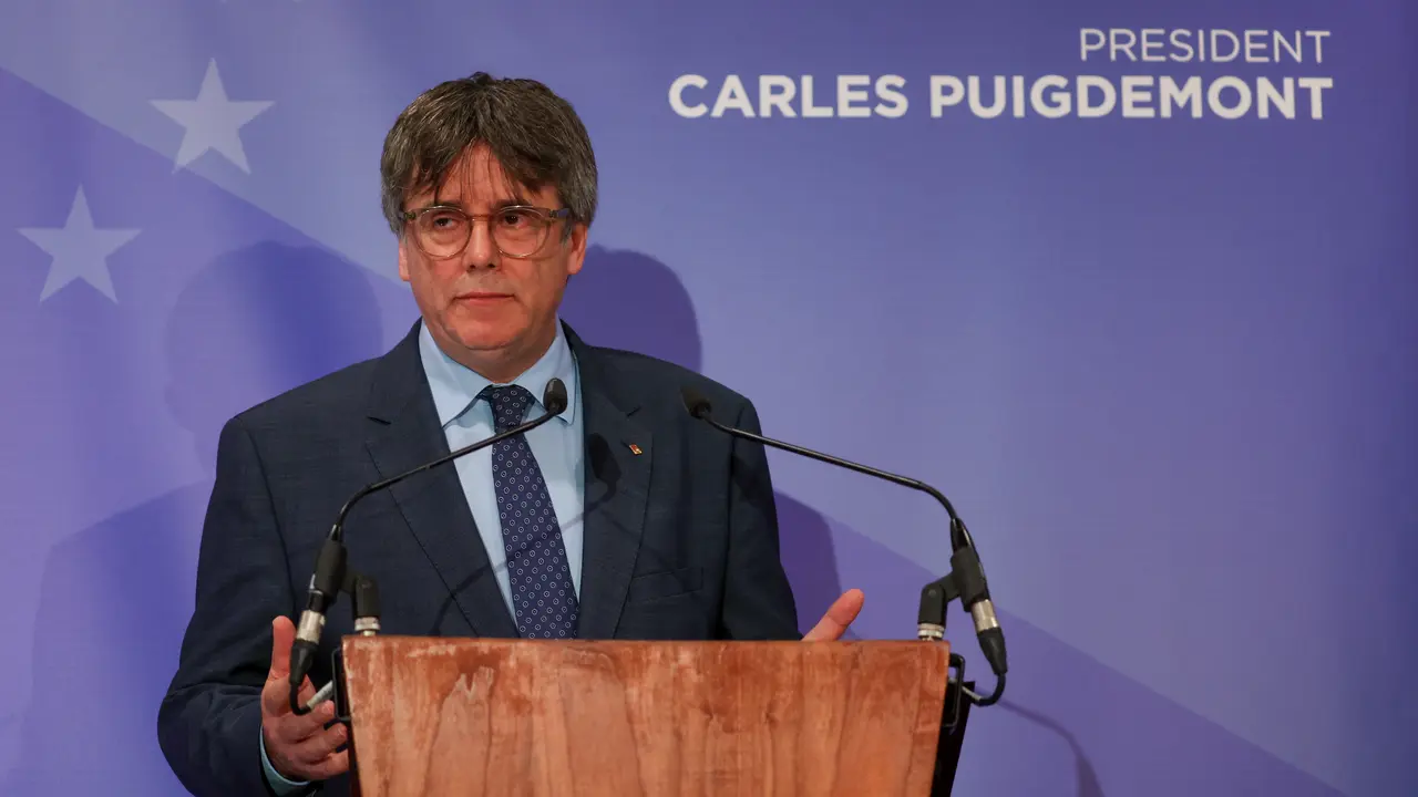 Imagen de archivo del expresidente Carles Puigdemont. / OLIVIER HOSLET