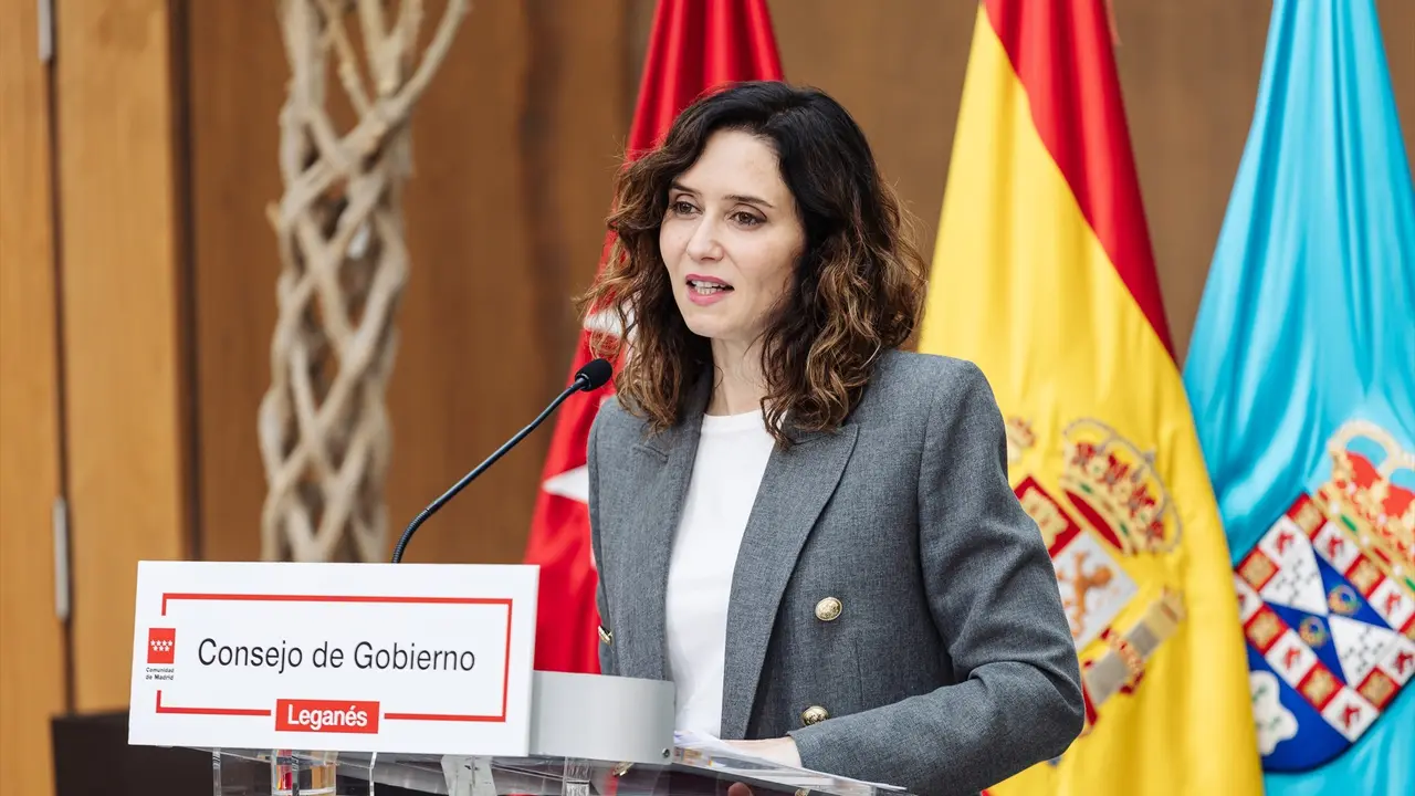 La presidenta de la Comunidad de Madrid, Isabel D&iacute;az Ayuso. EP / Carlos Luj&aacute;n