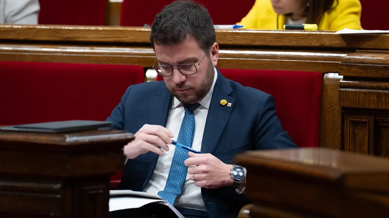 El presidente de la Generalitat de Catalunya, Pere Aragon&eacute;s. EP / David Zorrakino