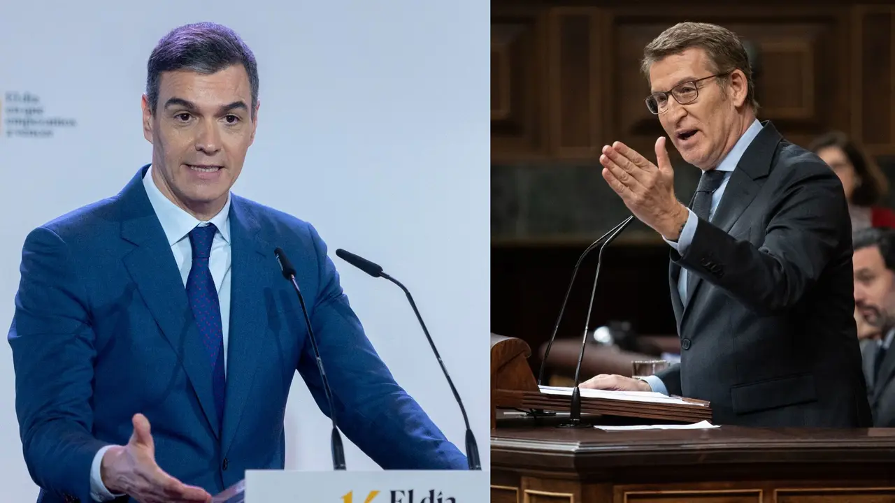 Pedro S&aacute;nchez y Alberto N&uacute;&ntilde;ez Feij&oacute;o. / EP / ALERTA
