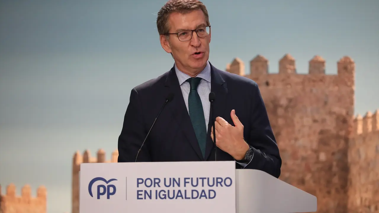 El presidente del PP, Alberto N&uacute;&ntilde;ez Feij&oacute;o. EP / Rafael Bastante