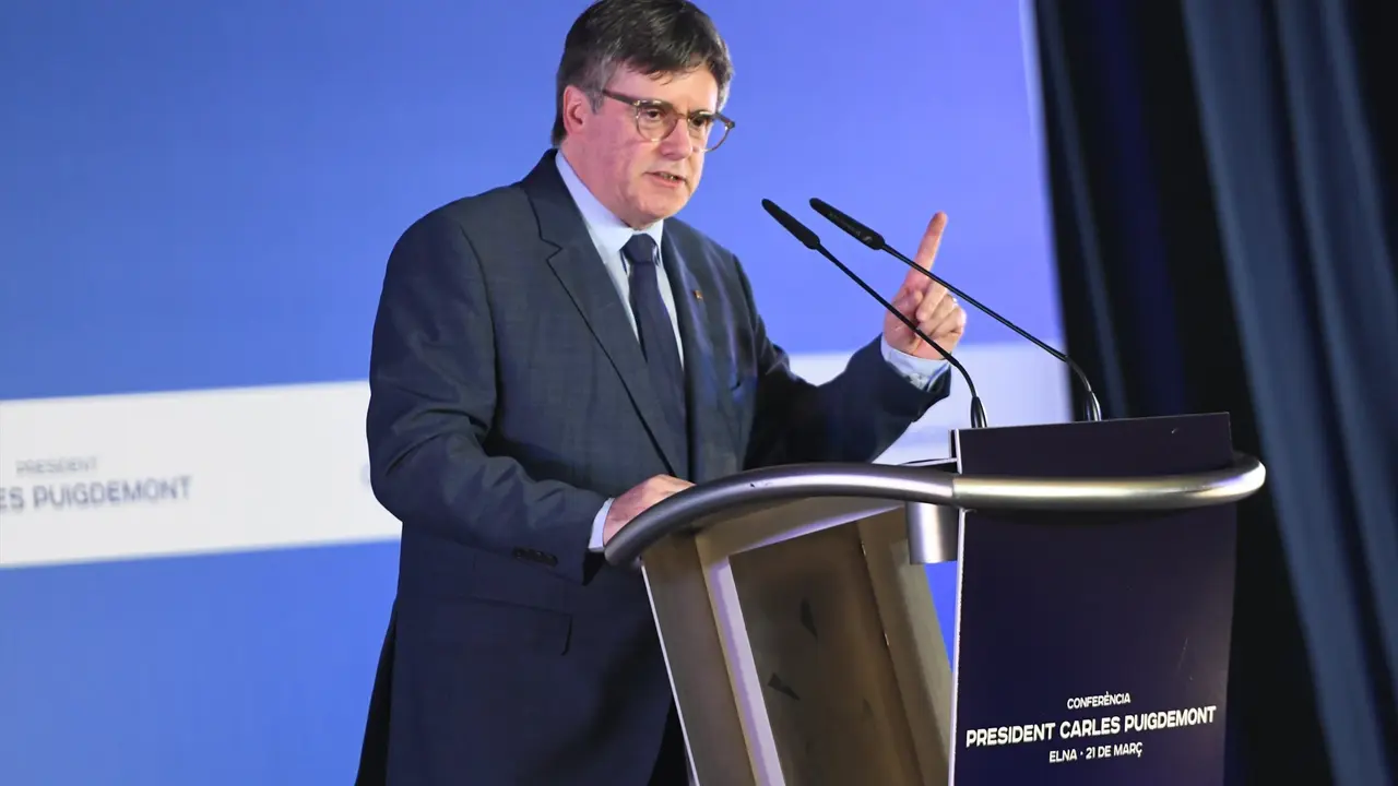 El expresidente de la Generalitat y eurodiputado de Junts, Carles Puigdemont. EP / Gl&ograve;ria S&aacute;nchez