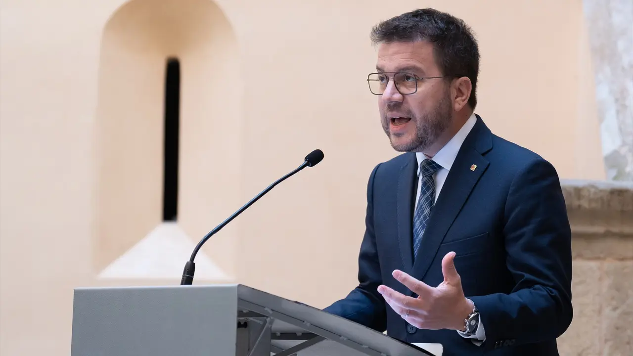El presidente de la Generalitat de Catalunya, Pere Aragon&egrave;s. David Zorrakino