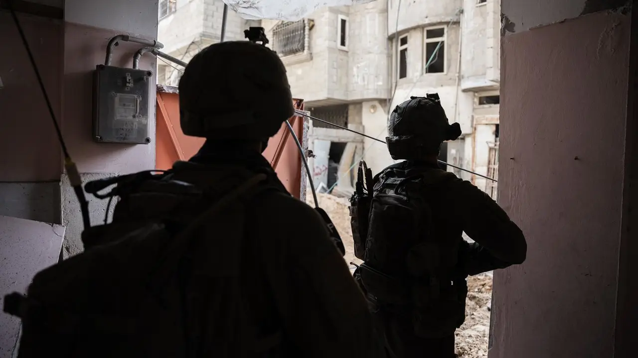 Militares israel&iacute;es en la Franja de Gaza. EP