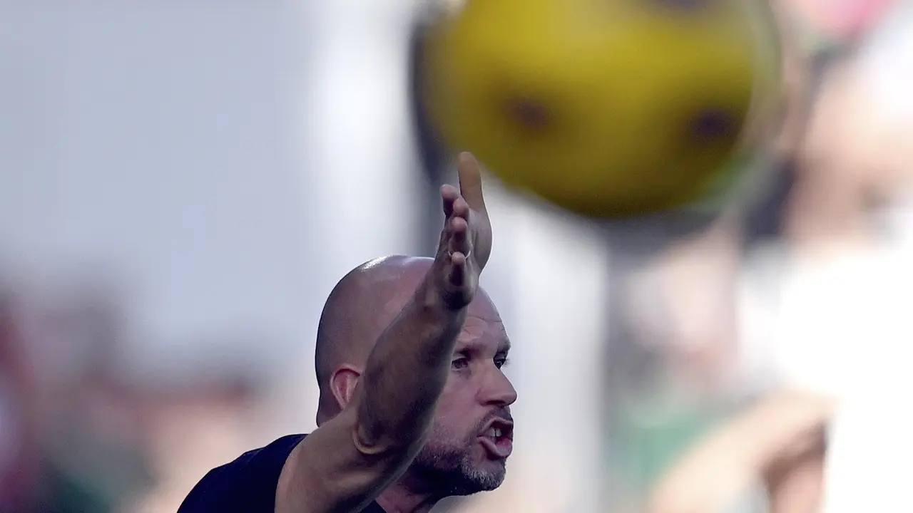 El entrenador del Racing, Jos&eacute; Alberto. / Liga Hypermotion