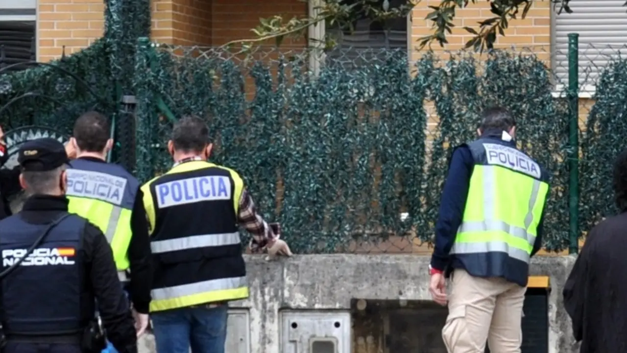 Agentes de la Polic&iacute;a Nacional durante una operaci&oacute;n en Torrelavega. / Alerta