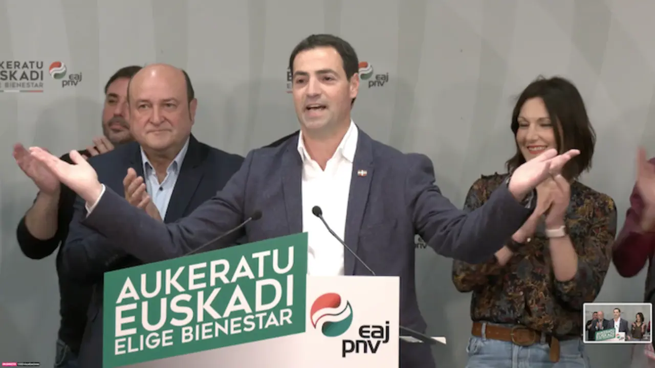 Imanol Pradales, nuevo Lehendakari, tras ganar las elecciones del Pa&iacute;s Vasco.