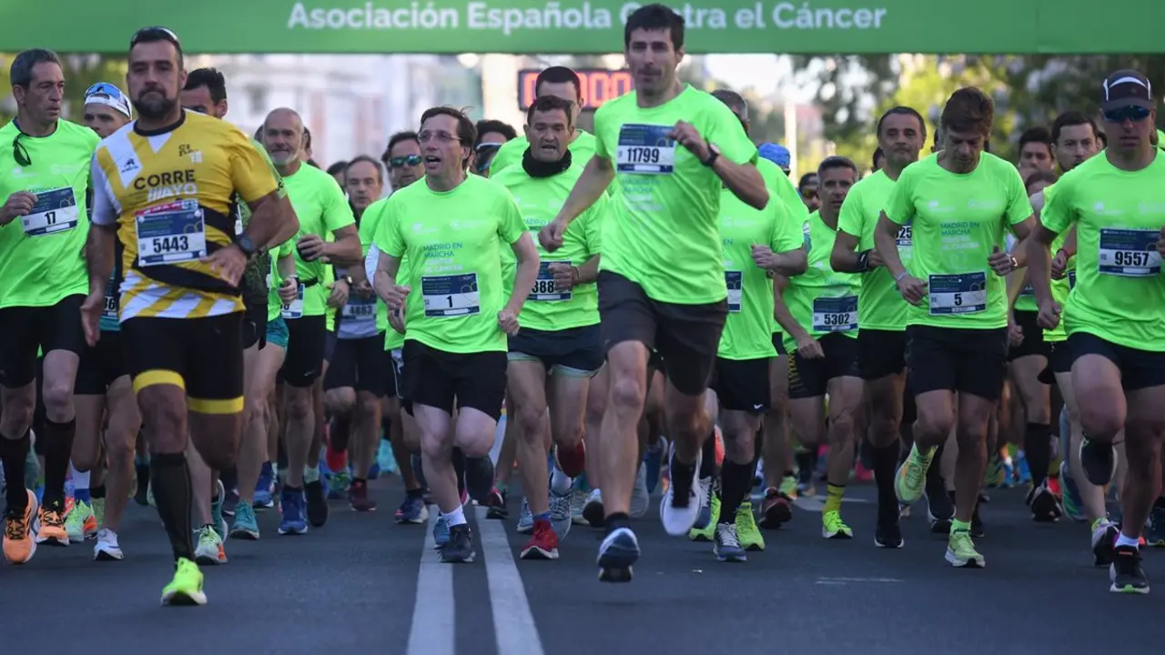 Carrera contra el cancer organizada por la AECC en ediciones pasadas. / EP