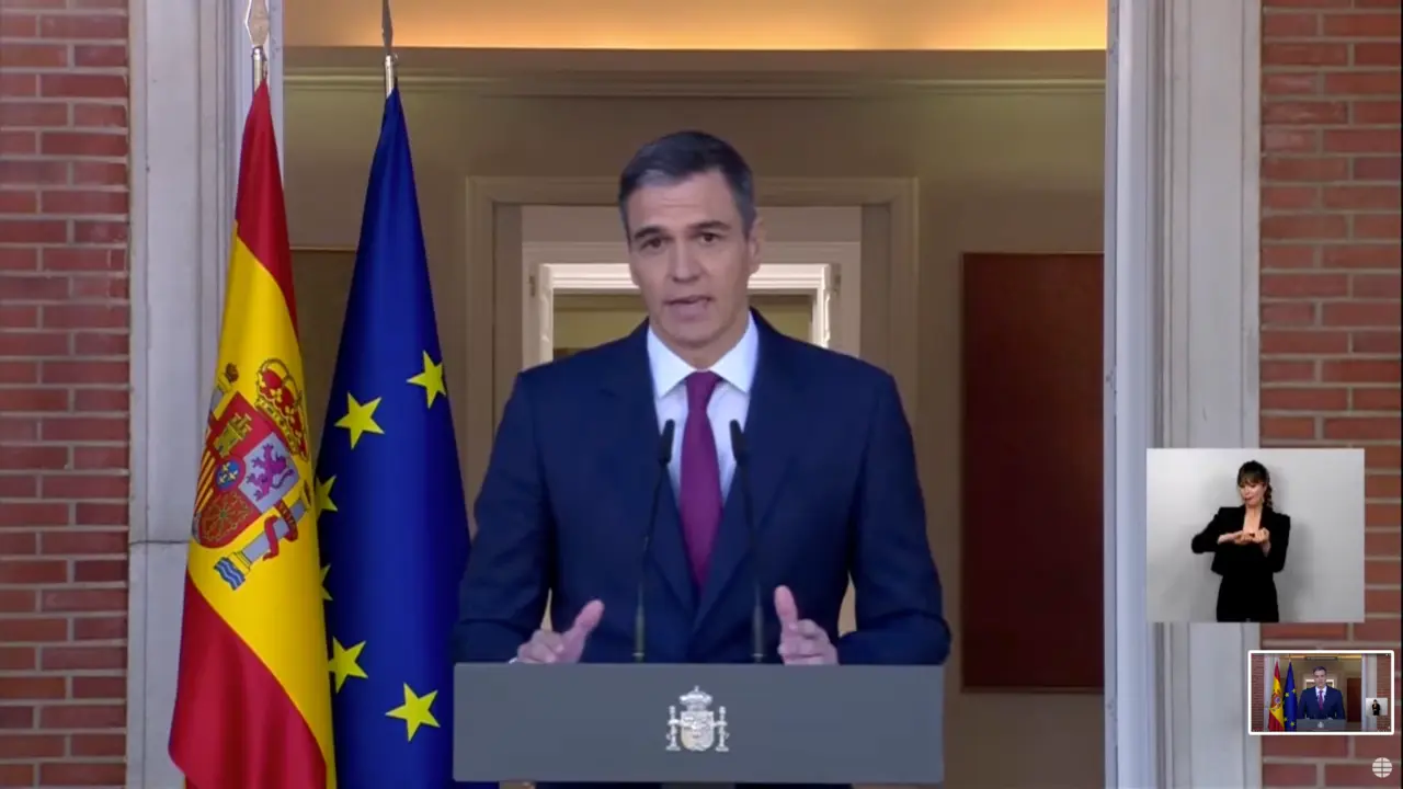 Pedro S&aacute;nchez comparece para anunciar si dimite.