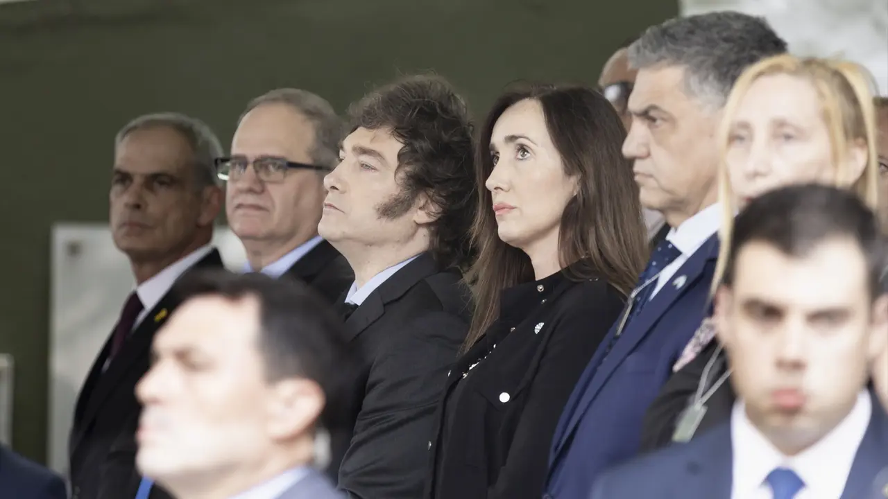 El presidente argentino, Javier Milei, durante un acto oficial. Esteban Osorio / Archivo